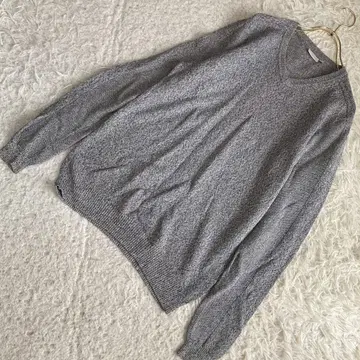 calvin klein V넥 니트 네이비 M 깔끔 어른 돌려입기