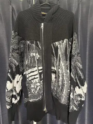 sacai sun surf 니트 야자 패턴 맨투맨 니트 사카이