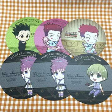 HUNTER x HUNTER 애니카페 혜택 코스터 세트