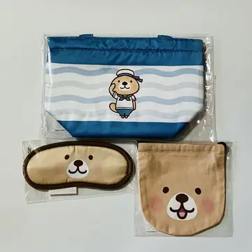 돌격! 랏코 씨 보냉 런치 토트 & 안대 & 페이스 복조리 세트