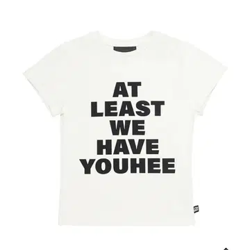YOUHEE LETTERING T-SHIRT WHITE 화이트 셔츠