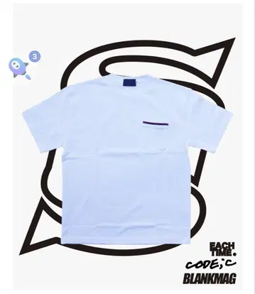 BLANKMAG Rib Pocket Tee WHITE