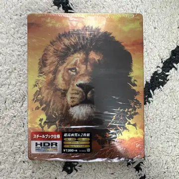 실사판 라이온 킹 수량 한정 스틸북 4K 블루레이
