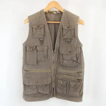 80s VINTAGE BANANA REPUBLIC 낚시 베스트 S