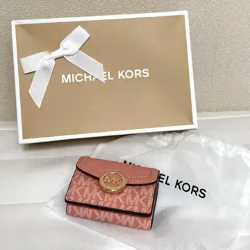 새상품 마이클코어스 MICHEAL KORS 3단 폴더형 지갑 핑크