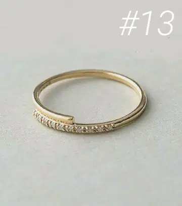 에테 레이어 2연풍 다이아몬드 반지 사이즈 13호