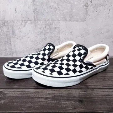 VANS 반스 슬립온 V98CLA 체커 25.5cm