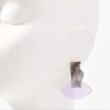 [미사용] Apres ski 레진 귀걸이 박스 포함