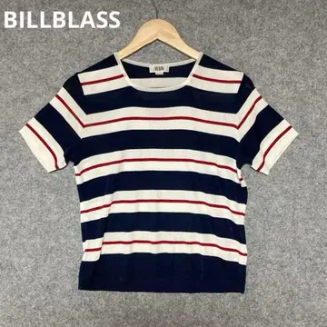 BILLBLASS 빈티지 스트라이프 반팔 니트 M 사이즈