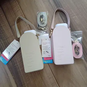 Wpc. 차광 미니백 tiny 양산 핑크&베이지 세트