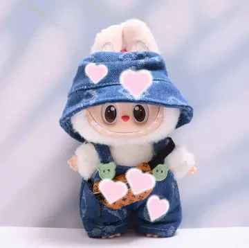 당일 배송! Labubu 라부부 데님 옷 갈아입기 의류