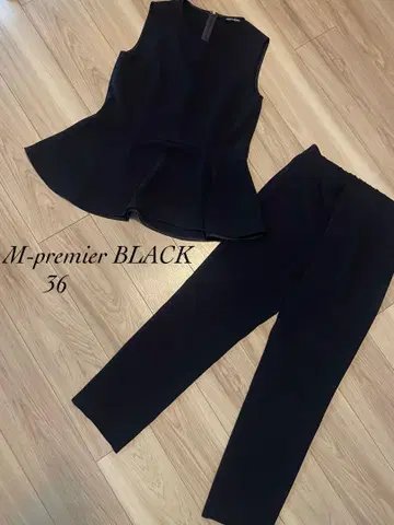 M premier BLACK 셋업 다크 네이비 36