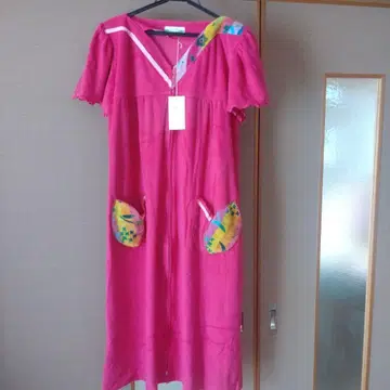 새상품 타월 살롱 카라카라 홈웨어 핑크