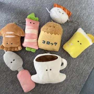 초롱초롱한 눈망울 음식 키링 세트