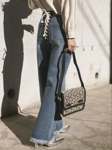 ROPE LACE UP DENIM