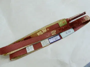 정견 손으로 짠 끈 고려조 오비지메 일본 이름 적색 M 사이즈 갈색 계열