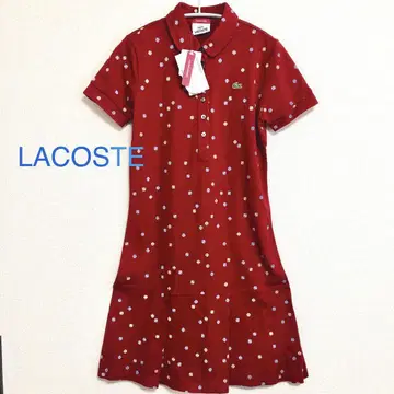[택 포함 새상품] 라코스테 LACOSTE 반팔 폴로 셔츠 원피스