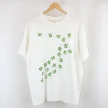 90s VINTAGE 파나마 ANCON 오버사이즈 티셔츠 XL 화이트