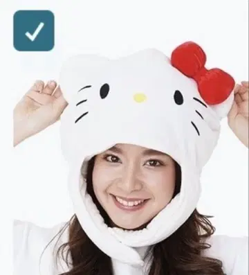 헬로키티 캐릭터 모자