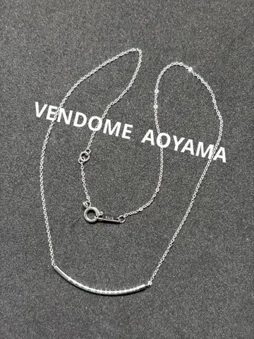 VENDOME AOYAMA 실버 SUS 바 목걸이
