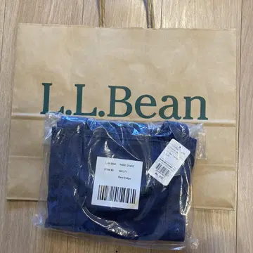 [새상품 택 포함] L.L.Bean 그로서리 토트 로우인디고 당일 발송