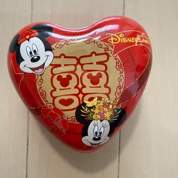Disney 홍콩 디즈니랜드 중화 웨딩 빈 깡통