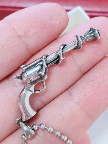 패션 실버 목걸이