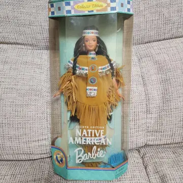 1997 네이티브 아메리칸 바비 인형 세계의 인형 마텔 새상품