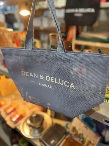 하와이 한정품! DEAN&DELUCA 메쉬 토트 스카이블루