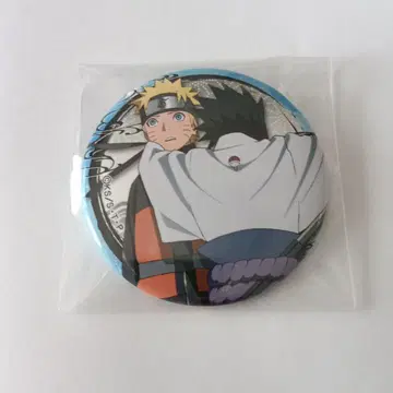 [미사용] NARUTO 20주년 키 비주얼 캔뱃지 나루토, 사스케