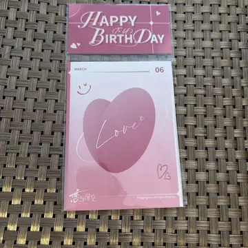 러브 앤 딥스페이스 호무라 2024년 생일 폴라로이드 포토 카드