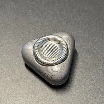 핸드 스피너 EDC 피젯 토이 다마스쿠스강 제 fidget size!