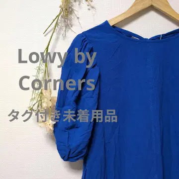 Corners 코너즈 볼륨 슬리브 백 리본 원피스
