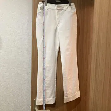 비쓰리 화이트 팬츠