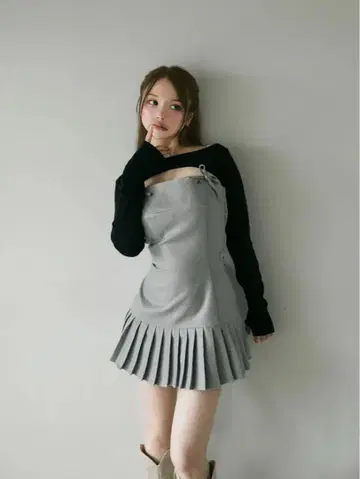 ANDMARY Karen knit set mini dress