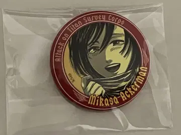 진격의 거인 캔뱃지 미카사 미카사 아커만 캐릭터 구마