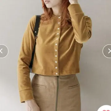 컴팩트 벨로아 가디건