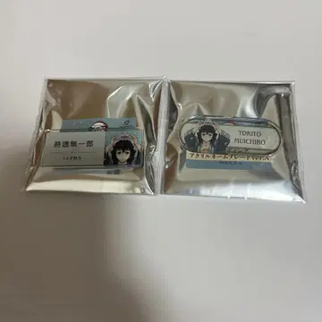 귀멸의 칼날 동물 연습 아크릴 명찰 A 토키토 무이치로
