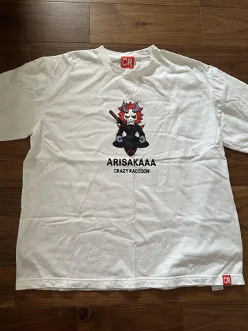 ARISAKA CRAZY RACCOON T셔츠
