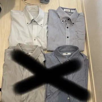 반팔 와이셔츠 버튼 다운