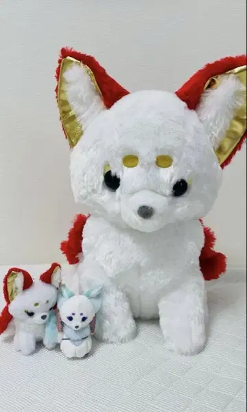 구미 쵸콘 여우 봉제 인형 마스코트 묶음 판매