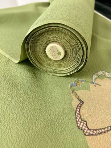 [수광직] 코몬 옷감 순수 실크