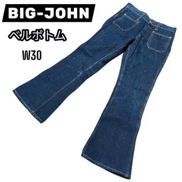 big john 빅존 벨보텀 버튼 플라이 데님 W30