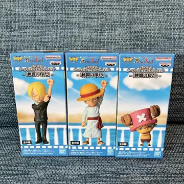 원피스 월드 컬렉터블 피규어 동료의 증표 3종 세트