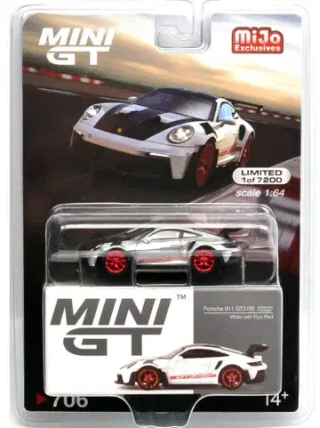 포르쉐 911(992) GT3 RS 화이트 w 파이로 레드 체이스카