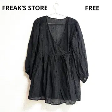 0168 FREAK'S STORE 와셔 하트 자수 튜닉 FREE