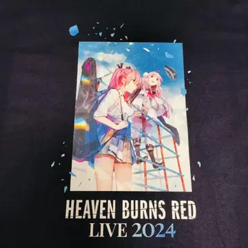 헤븐 번즈 레드 LIVE 2024 T셔츠
