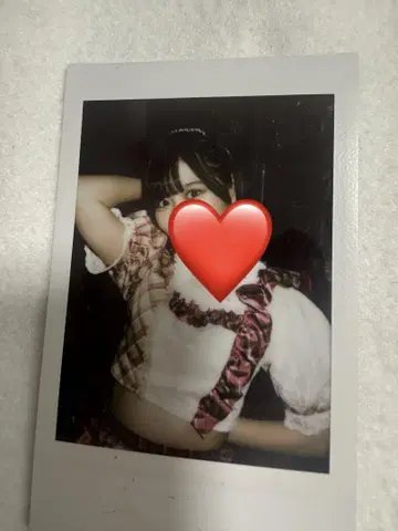 츠키아시 아마네 특전회 폴라로이드 사진