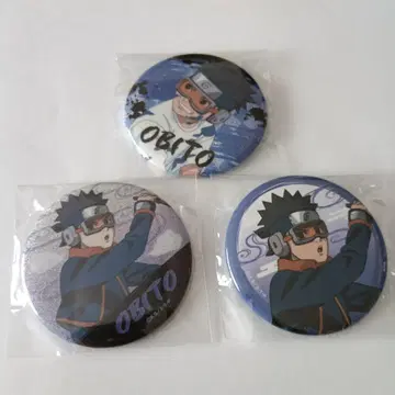 [미사용] NARUTO 우치하 오비토 유년기 캔뱃지 세트