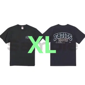 FRUITS ZIPPER BACK LOGO Tee XL 사이즈
